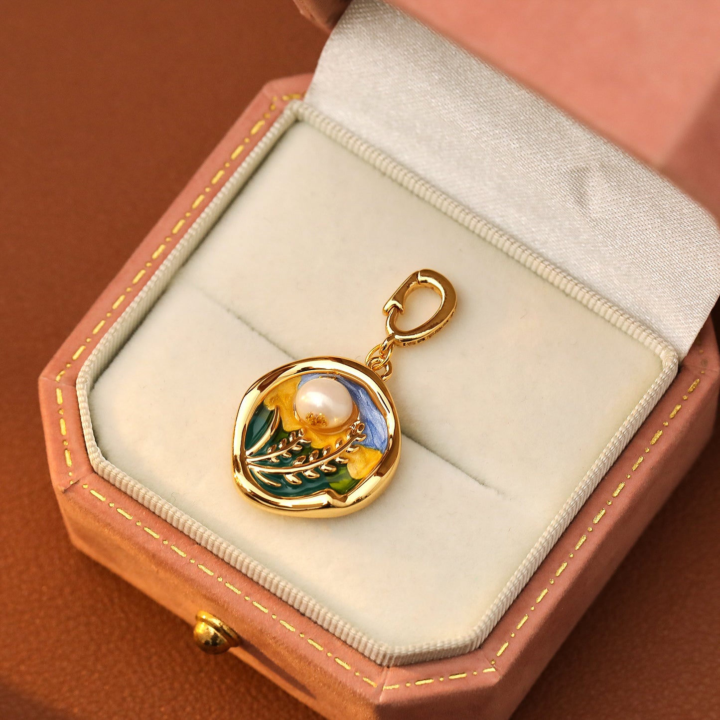 Liuvelle Monet Garden Series DIY Handmade Bracelet & Necklace – Elegant Light Luxury Jewelry for Women, Perfect Gift