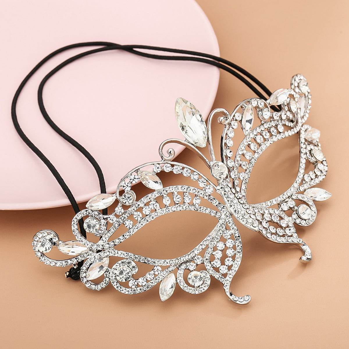 Elegant Half Face Mask for Halloween Parties & Dance Events