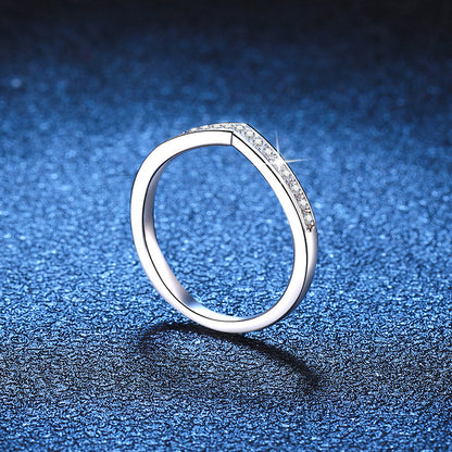 Liuvelle Light Whisper Modern Minimalist Diamond Ring, Classic Style