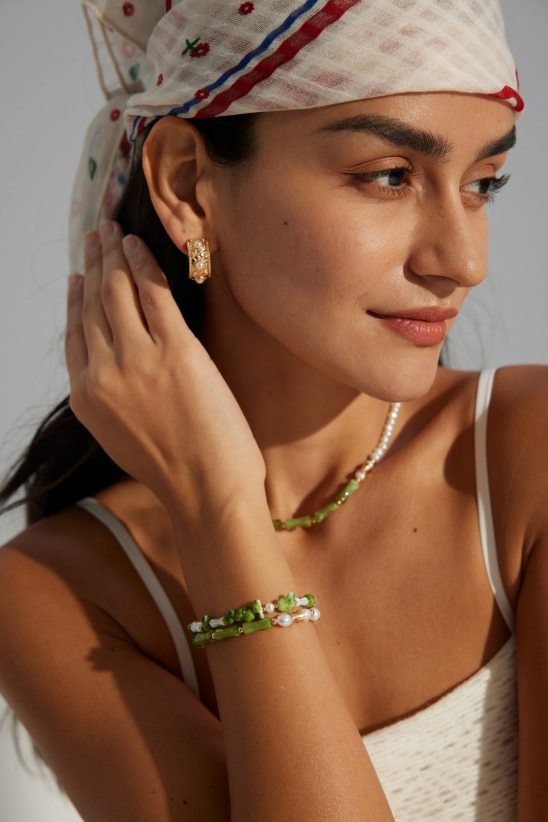 S925 Silver Vintage Shell Pearl Earrings