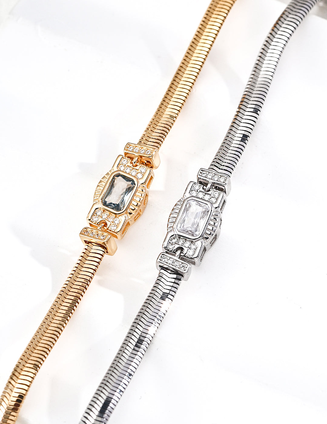 S925 Silver Zirconia Bracelet - Luxury Jewelry Design