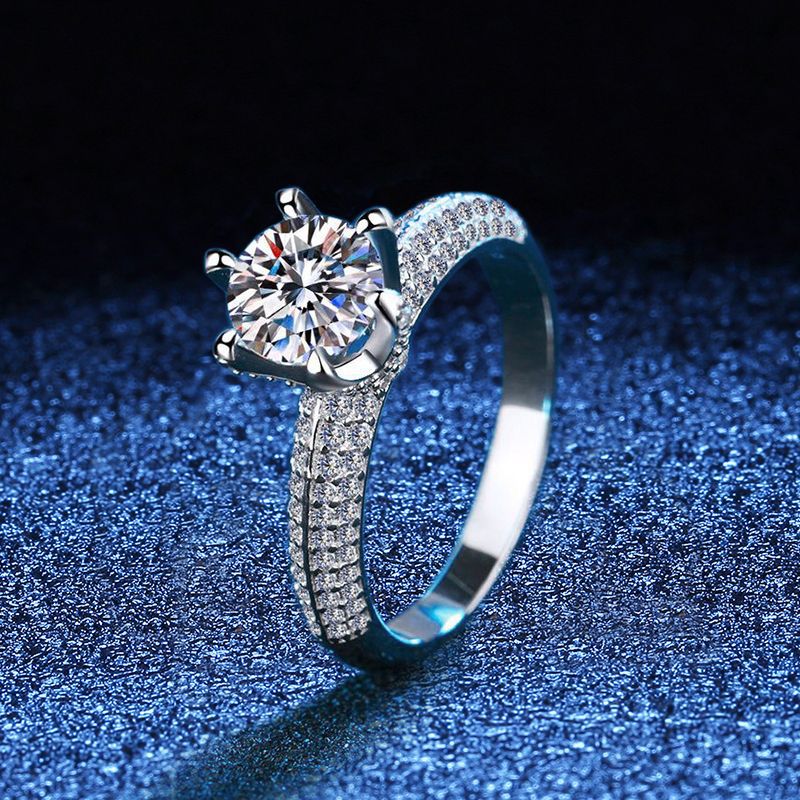 Liuvelle Starlight Promise Ring – Luxury Diamond Ring for Women2 carats