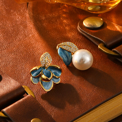 Liuvelle French Retro Pearl Earrings