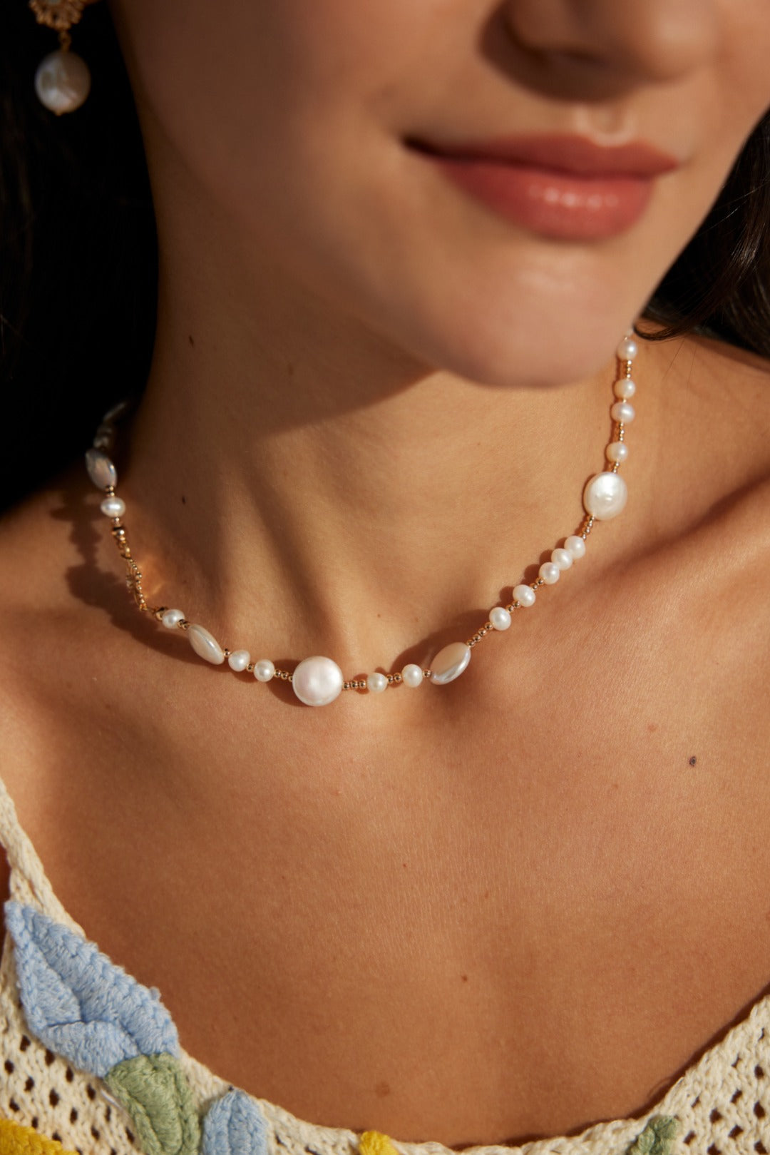 Sterling Silver Pearl Necklace
