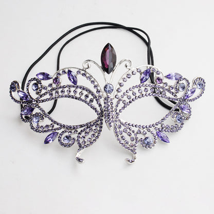 Elegant Half Face Mask for Halloween Parties & Dance Events