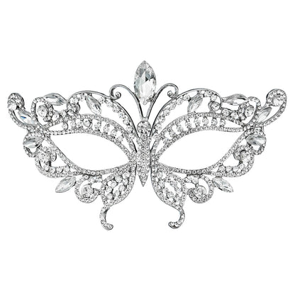Elegant Half Face Mask for Halloween Parties & Dance Events