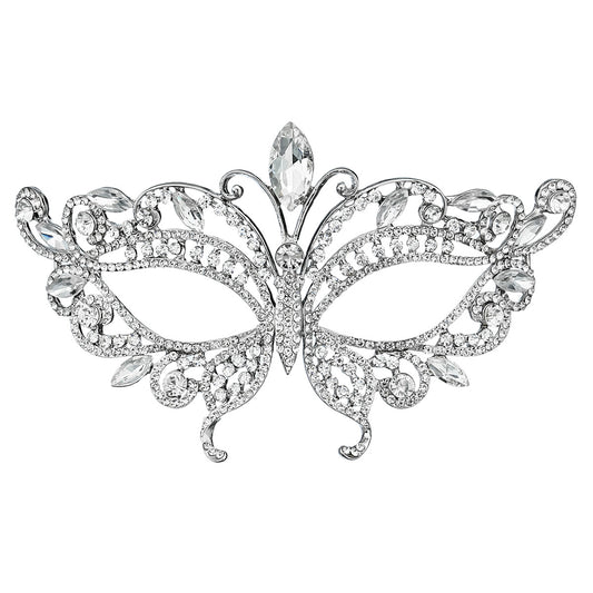 Elegant Half Face Mask for Halloween Parties & Dance Events