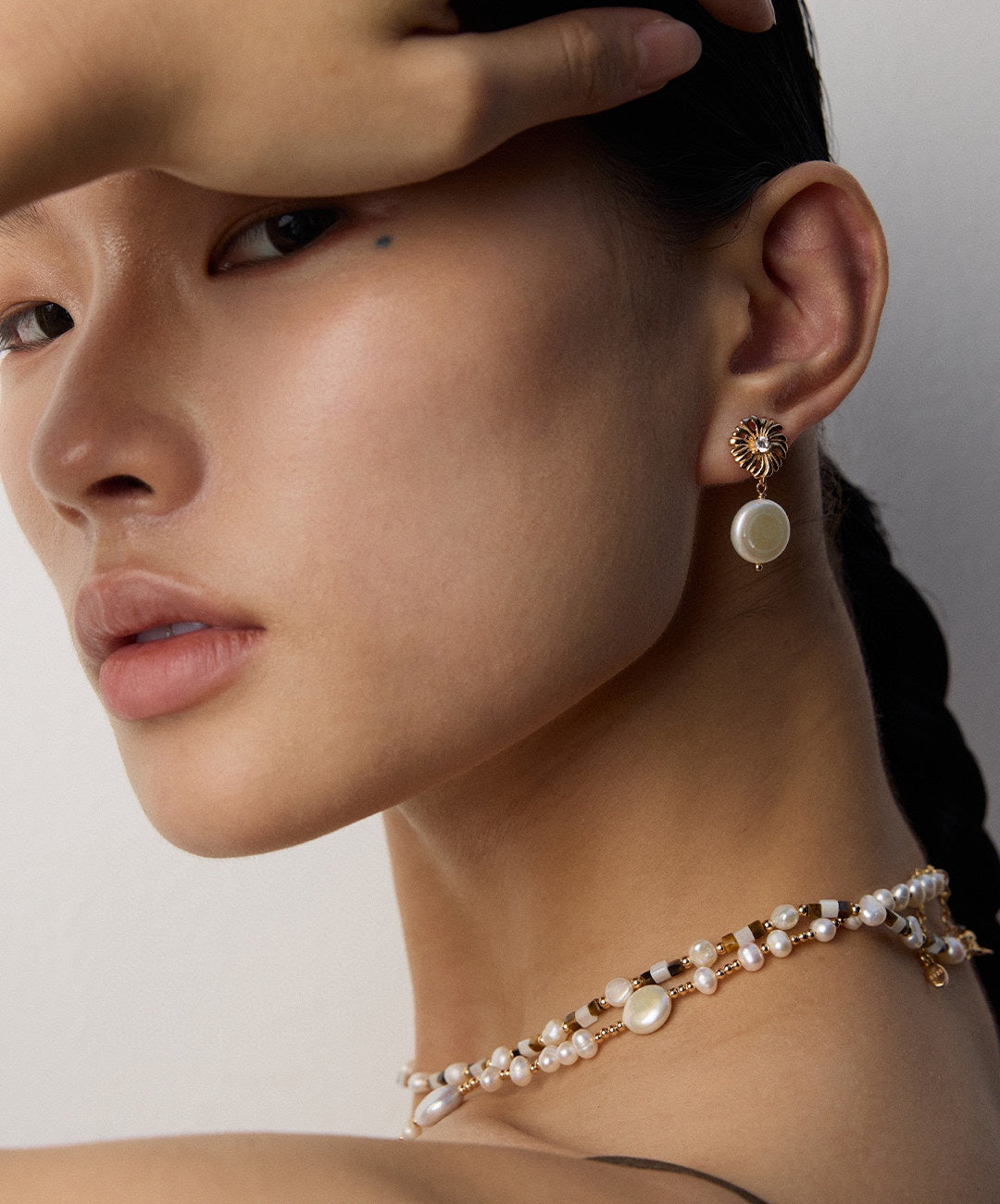 Sterling Silver Pearl Necklace