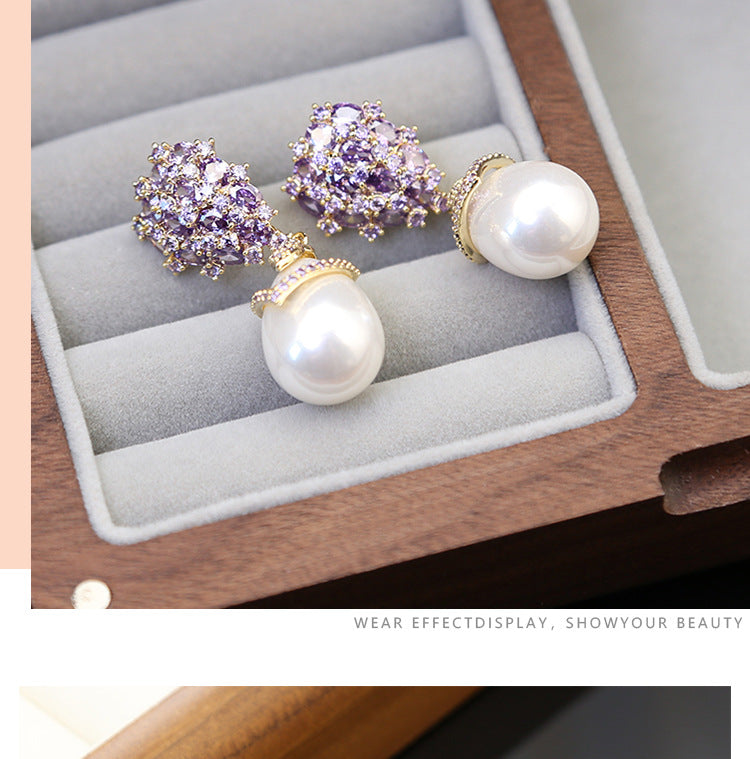 Liuvelle Dewdrop Pearl Earrings