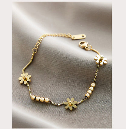 Liuvelle 18K Gold Multi-Style Bracelets – Perfect for Stacking & Everyday Wear