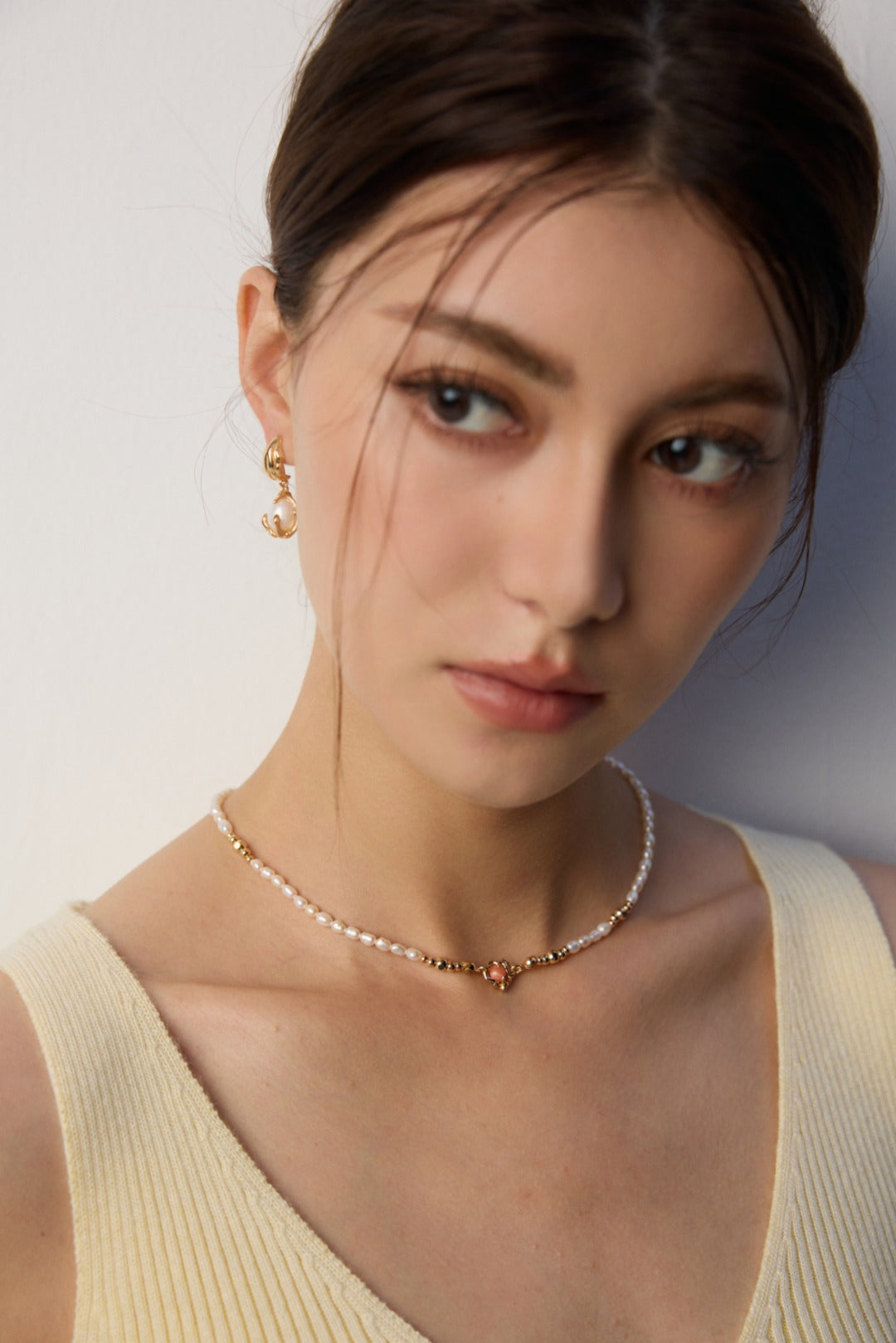 Liuvelle S925 Silver Vintage Natural Pearl Rhodochrosite Necklace