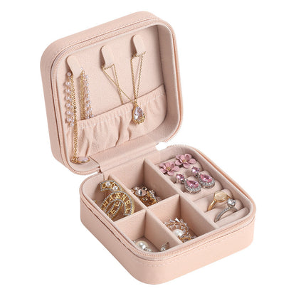 Liuvelle Travel Jewelry Box - Stylish Minimalist Organizer for Easy Storage