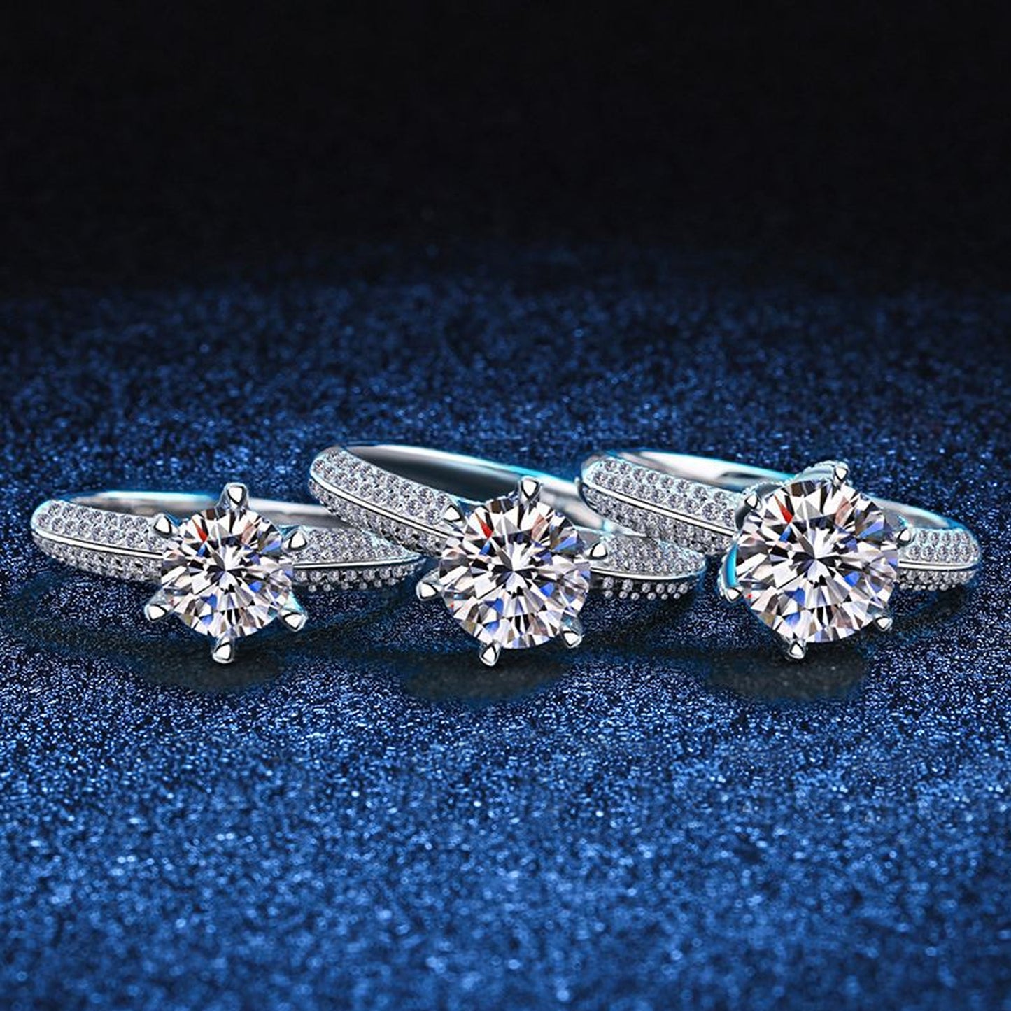 Liuvelle Starlight Promise Ring – Luxury Diamond Ring for Women2 carats