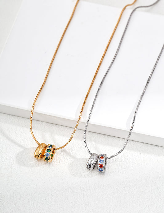 S925 Silver Vintage Zirconia Necklace