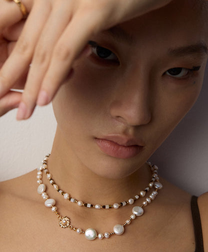 Sterling Silver Pearl Necklace