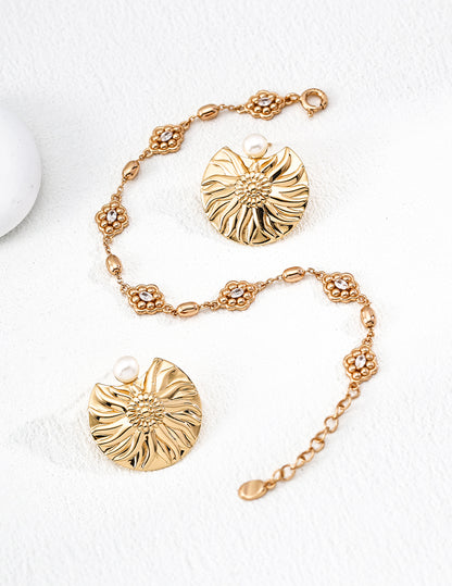 925 Silver Cubic Zirconia Bracelet - Palace Style