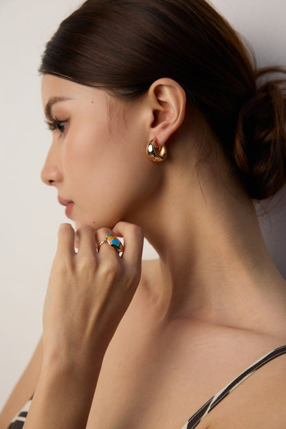 S925 Silver Enamel Bracelet (Adjustable)