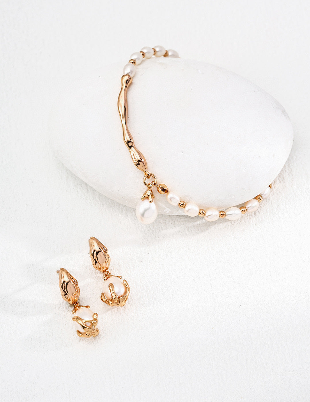 S925 Silver Natural Pearl Bracelet