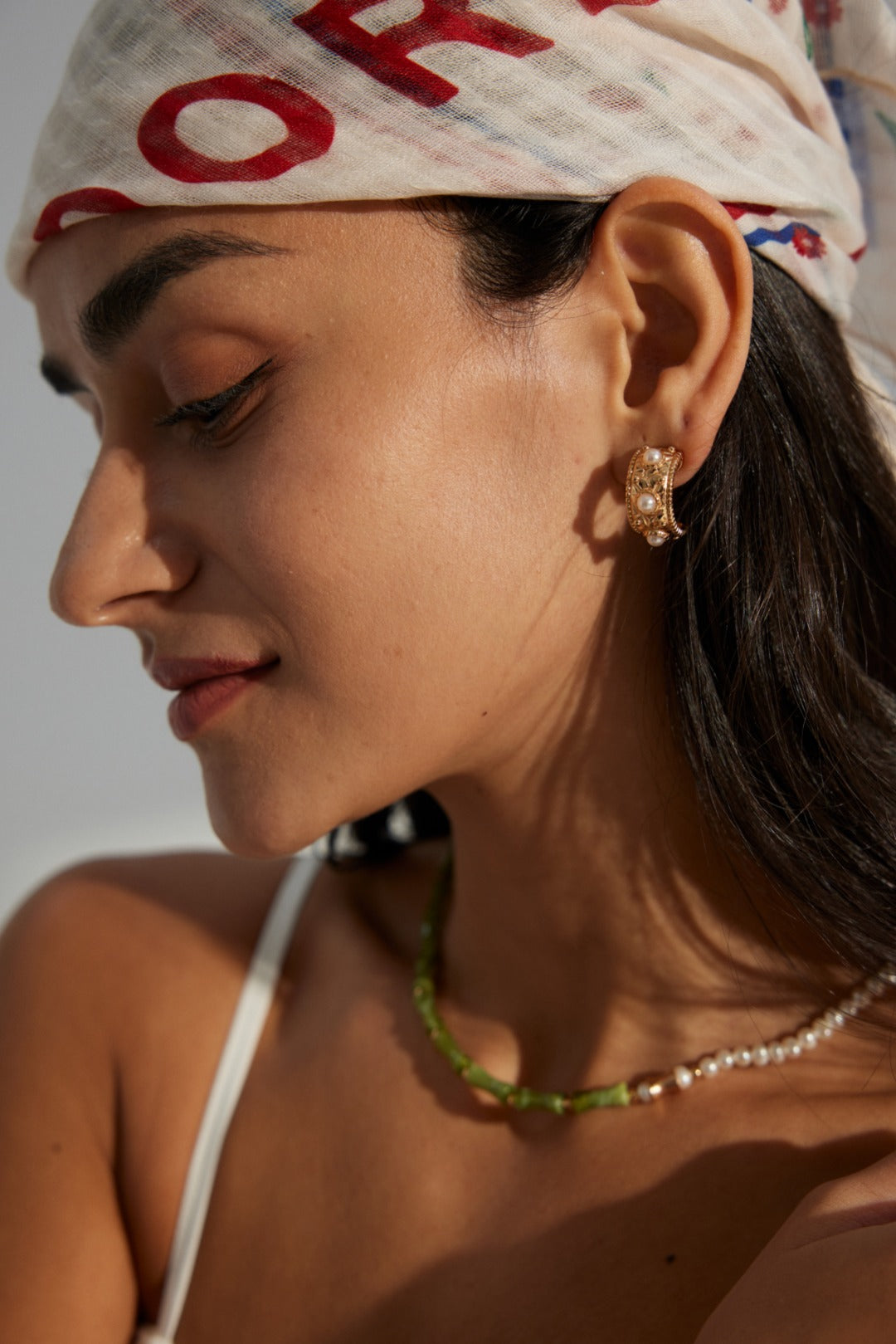 S925 Silver Vintage Shell Pearl Earrings