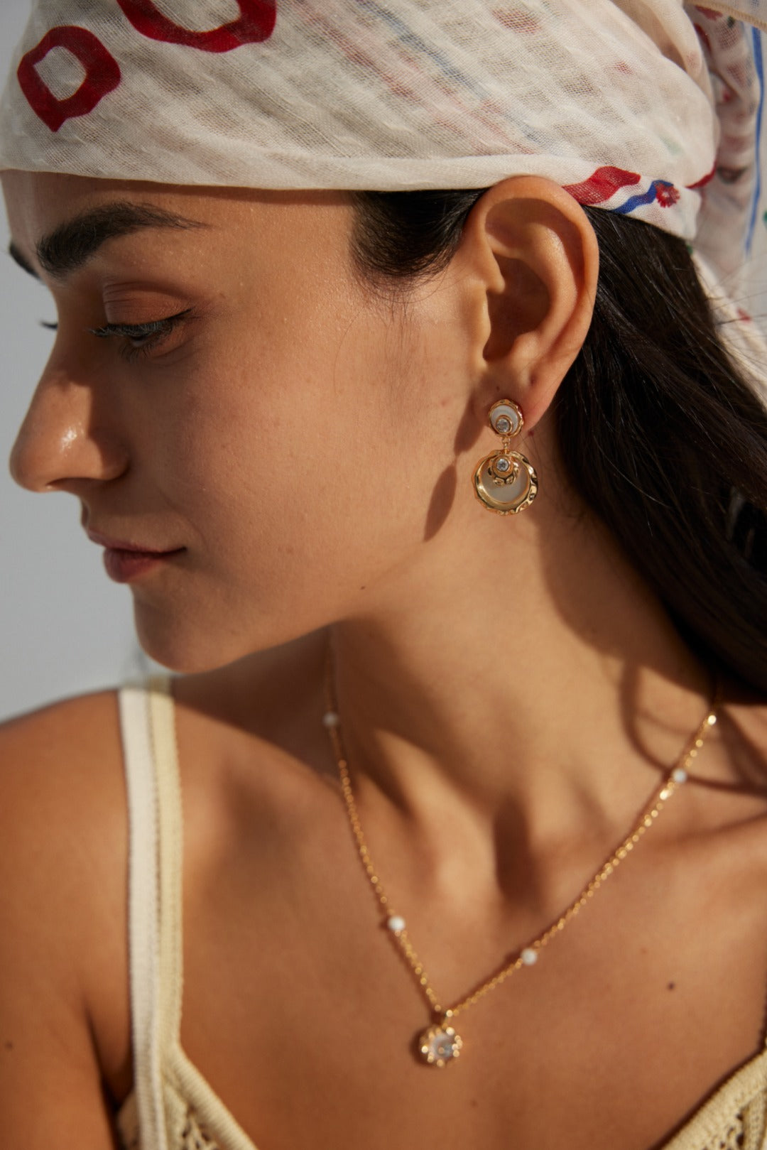 925 Silver Mother of Pearl Elegant Earrings