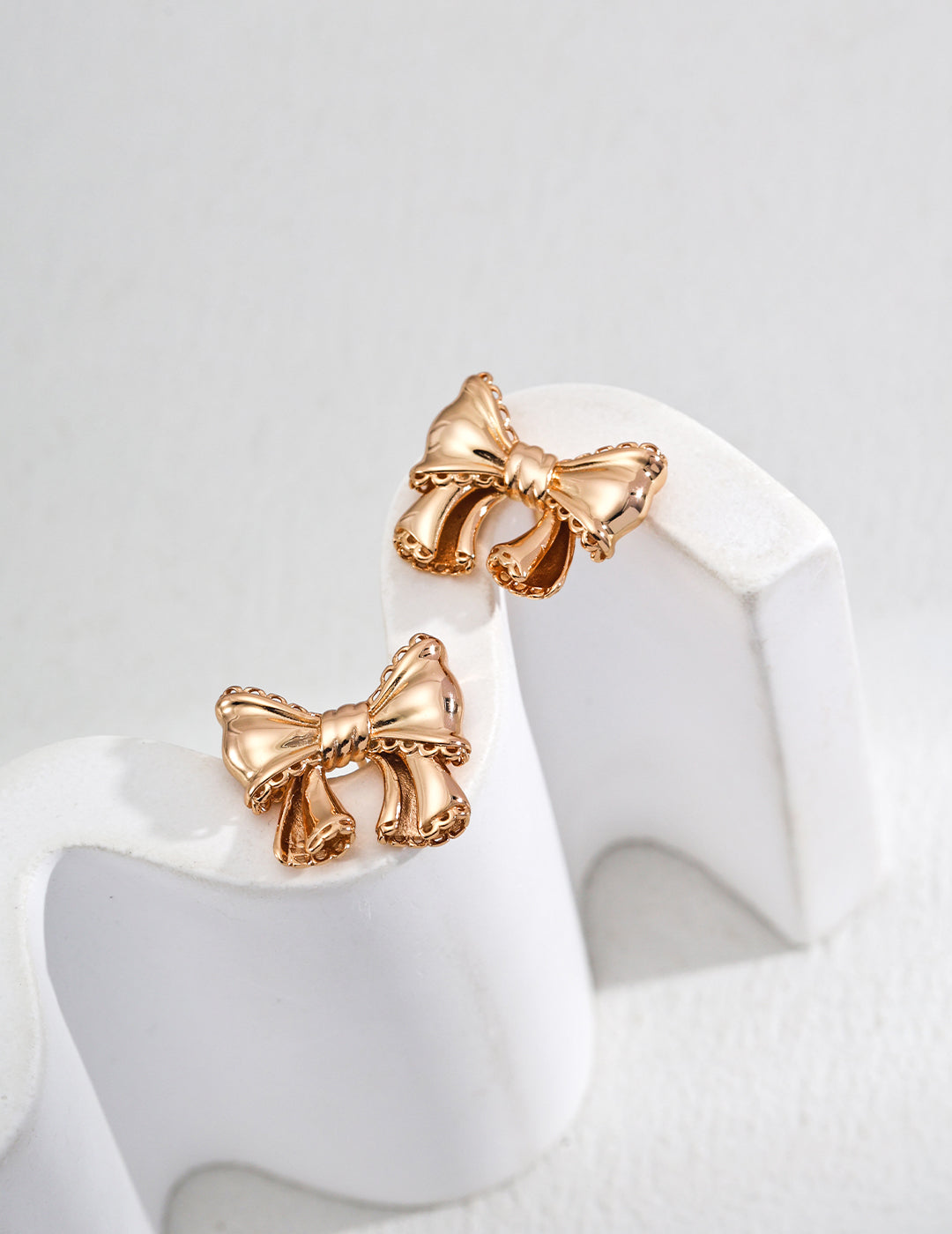 S925 Silver Vintage Butterfly Earrings Retro gold