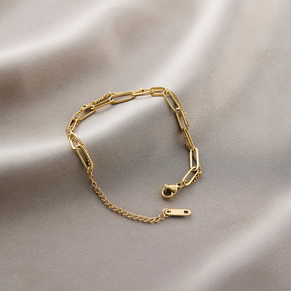 Liuvelle 18K Gold Multi-Style Bracelets – Perfect for Stacking & Everyday Wear