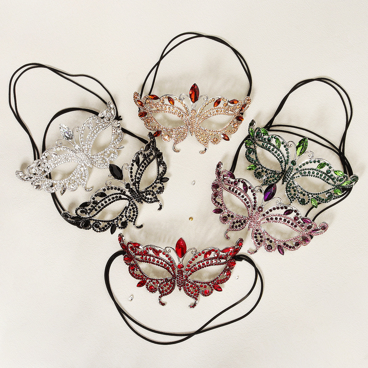 Elegant Half Face Mask for Halloween Parties & Dance Events