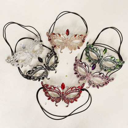 Elegant Half Face Mask for Halloween Parties & Dance Events