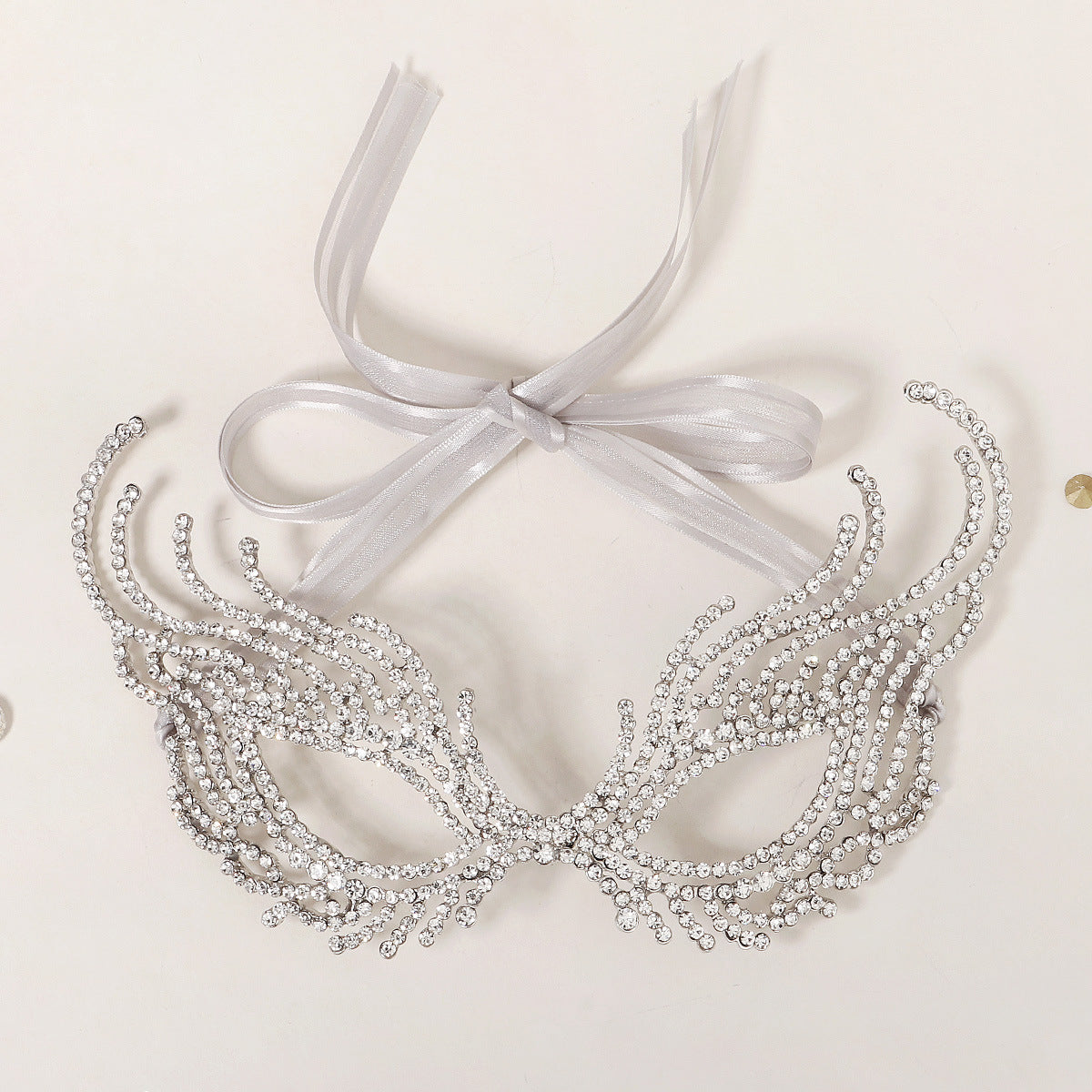 Elegant Half Face Mask for Halloween Parties & Dance Events