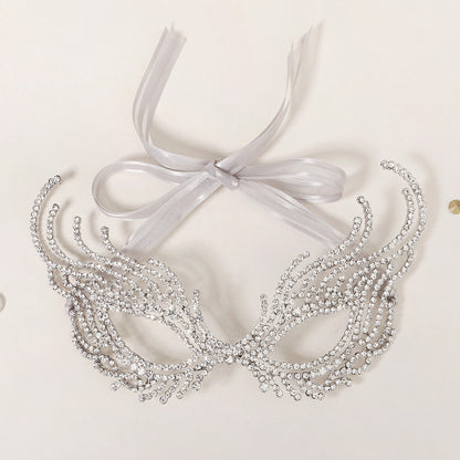 Elegant Half Face Mask for Halloween Parties & Dance Events
