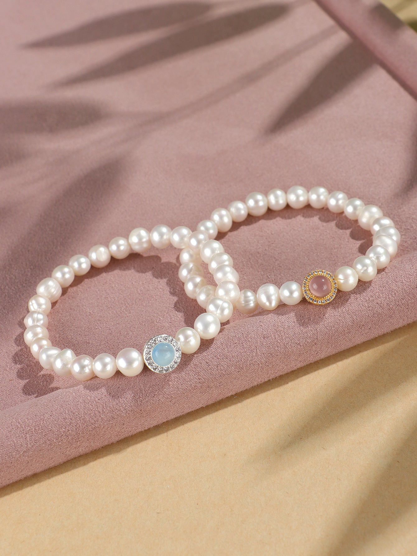 Liuvelle Enchanted Crystal-Pearl Bracelet – Healing Energy & Luck Charm