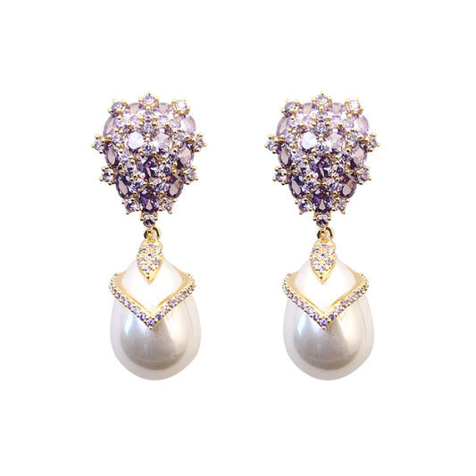 Liuvelle Dewdrop Pearl Earrings