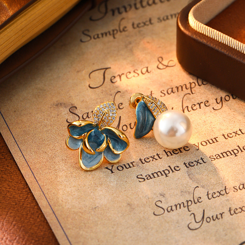 Liuvelle French Retro Pearl Earrings