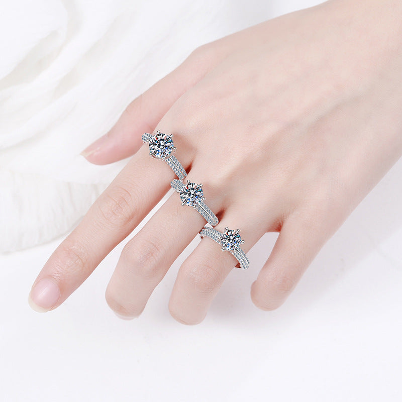 Liuvelle Starlight Promise Ring – Luxury Diamond Ring for Women2 carats