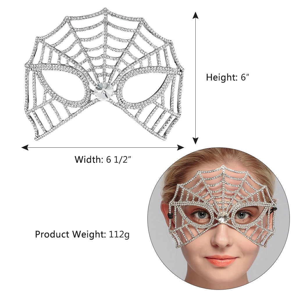 Elegant Half Face Mask for Halloween Parties & Dance Events