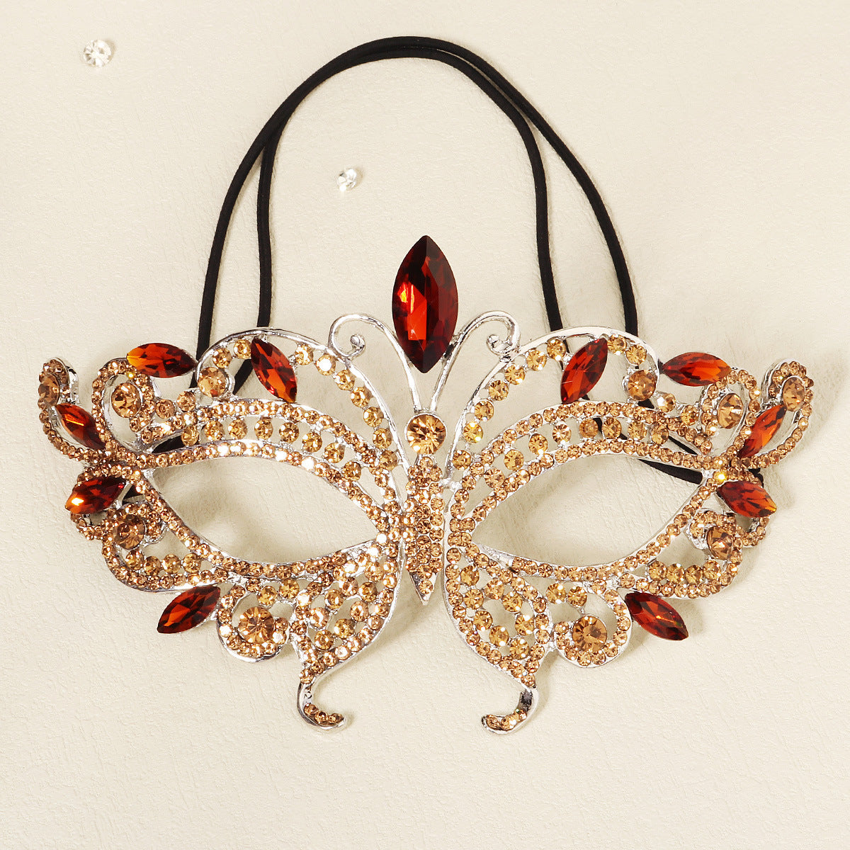 Elegant Half Face Mask for Halloween Parties & Dance Events