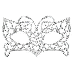 Elegant Half Face Mask for Halloween Parties & Dance Events