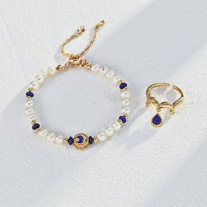 S925 Silver Lapis Lazuli Zirconia Necklace