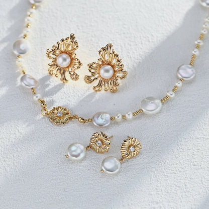 Sterling Silver Pearl Necklace