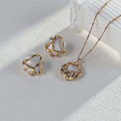 S925 Silver Natural Pearl Pendant Necklace